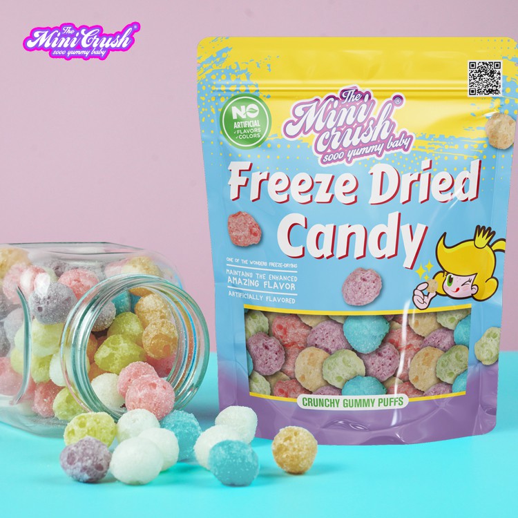 Freeze Dried Crunchy Puffs (Natural Color)