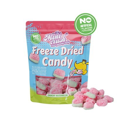 ఫ్రీజ్ డ్రైడ్ క్రంచీ పుచ్చకాయ (సహజ రంగు)