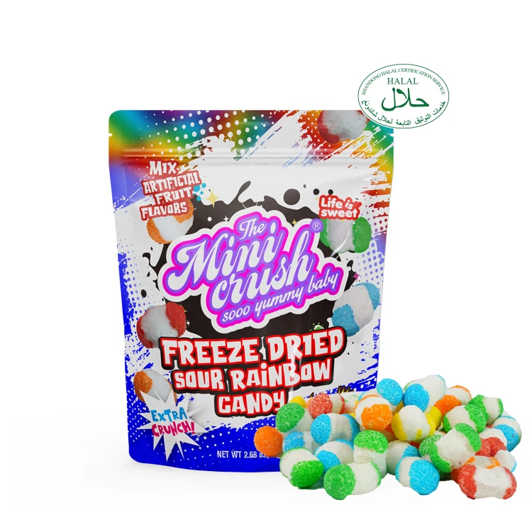 ఎండిన రెయిన్బో బీన్స్ స్తంభింపజేయండి